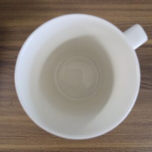 マグカップ内側の状態が分かるように撮影した写真